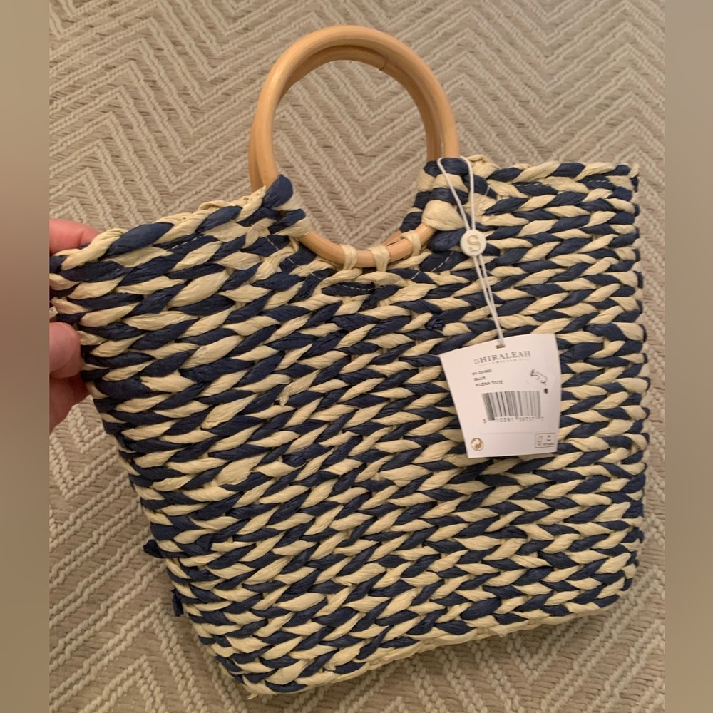 NWT Shiraleah Chicago Straw Handbag